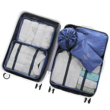 Green Drawn Trees 3 Set Packing Cubes,2 Various Sizes Travel Luggage Packing Organizers o Green Drawn Trees 3 Set Packing Cubes,2 Various Sizes Travel Luggage Packing Organizers o